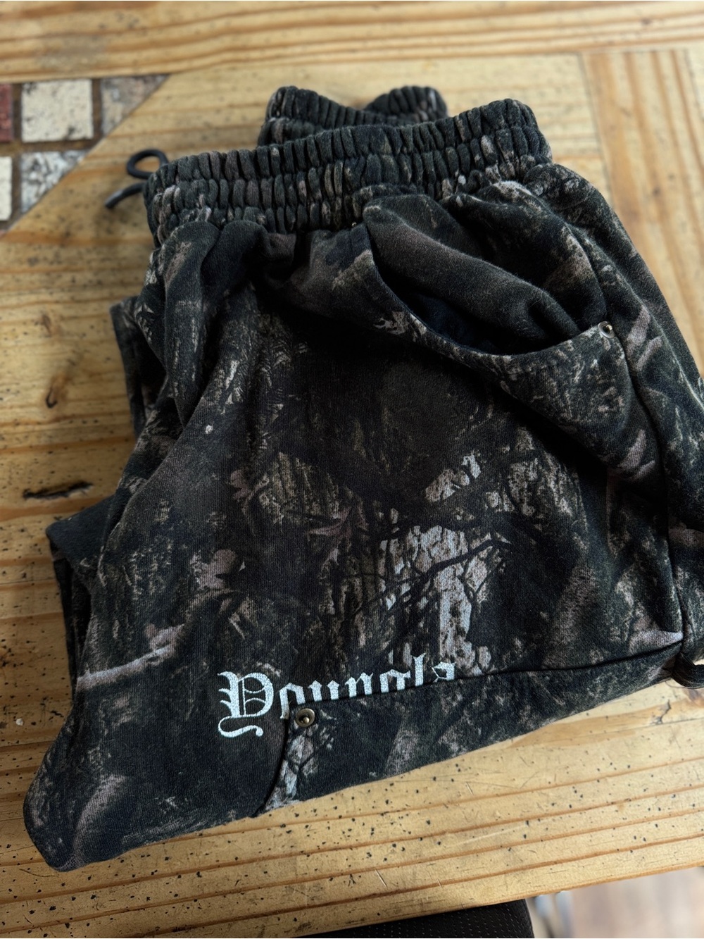 YoungLA Black Camo 2055 - Carpenter Sweats 
Dark Tree Camo / Large